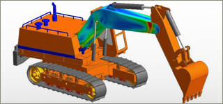 Flexible multi body dynamics result using modal analysis